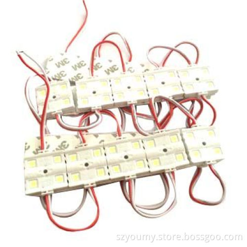 Waterproof advertisement design lights, 4 LED injection molding module